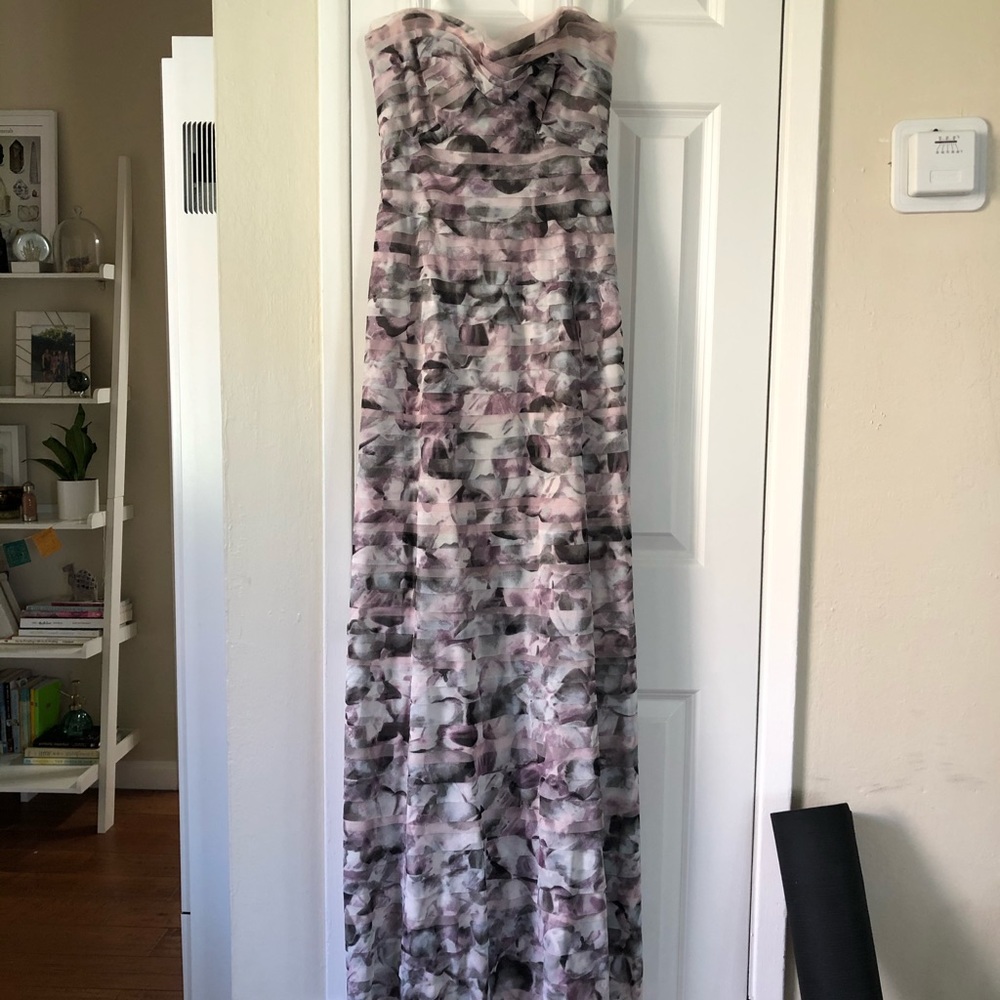 BCBG MaxAzria chiffon gown